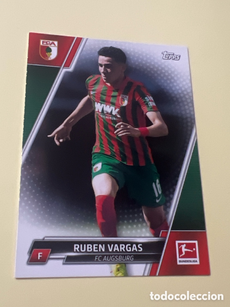 Figurine di Calcio: C9662. 2021-22 Topps Bundesliga Rub&eacute;n Vargas 9