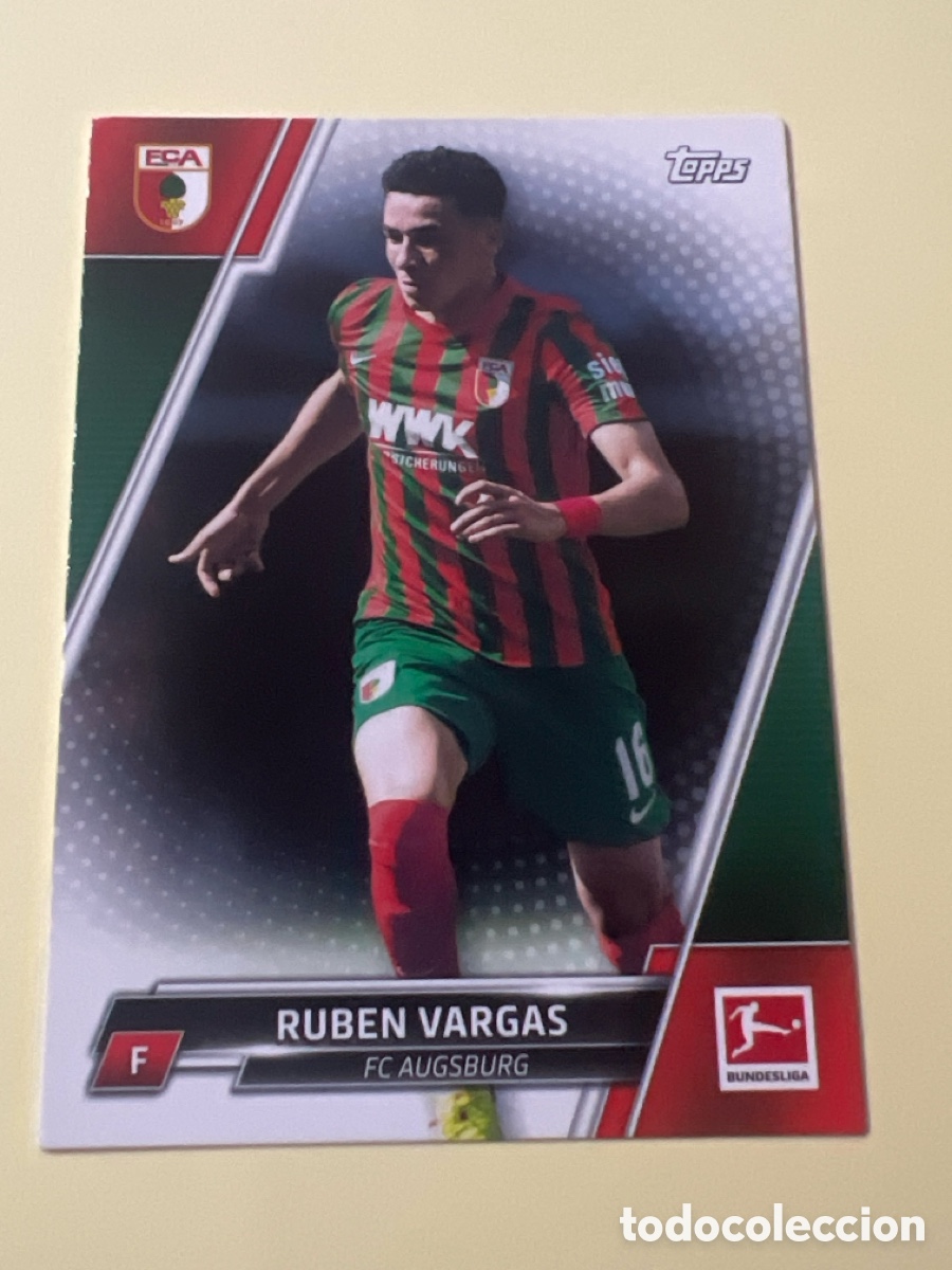 Cromos de f&uacute;tbol: C9671. 2021-22 Topps Bundesliga Rub&eacute;n Vargas 9