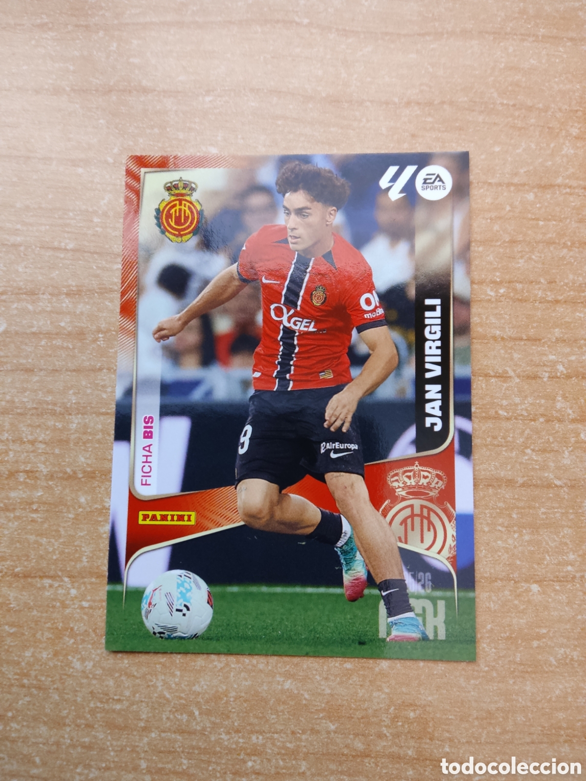 Cromos de f&uacute;tbol: 252 BIS JAN VIRGILI MALLORCA MEGACRACKS 2025 2026