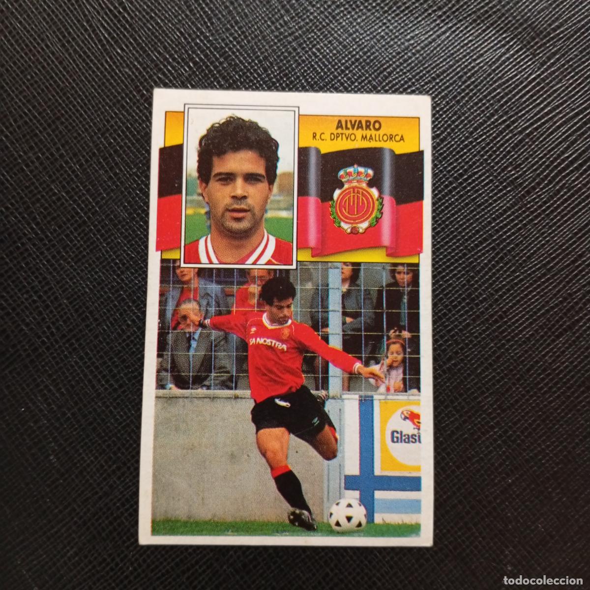 Cromos de f&uacute;tbol: ALVARO MALLORCA ESTE 1990 1991 CROMO FUTBOL LIGA 90 91 - DESPEGADO - A37 PG370