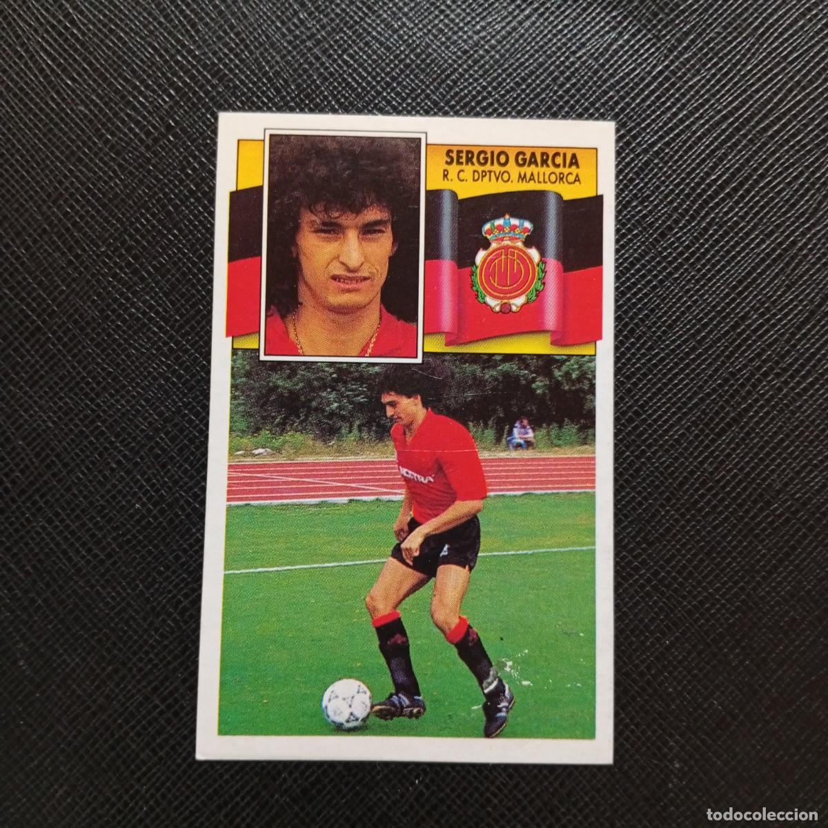 Cromos de f&uacute;tbol: SERGIO GARCIA MALLORCA ESTE 1990 1991 CROMO FUTBOL LIGA 90 91 - DESPEGADO - A37 PG370