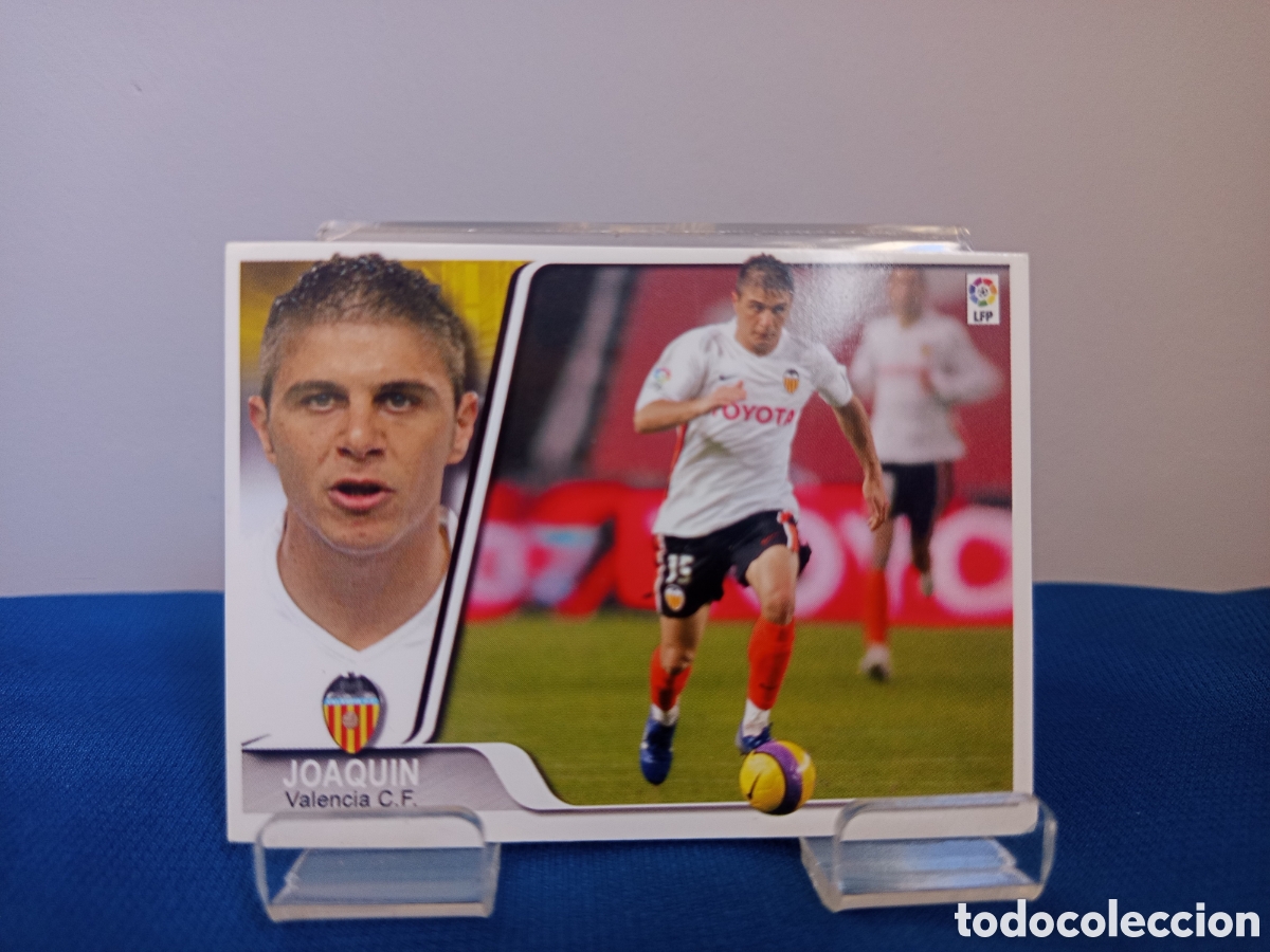 Cromos de f&uacute;tbol: ❇️ CROMO ⚽ CARD JOAQU&Iacute;N VALENCIA 2007 2008 07 08 EDICIONES ESTADIO ❇️