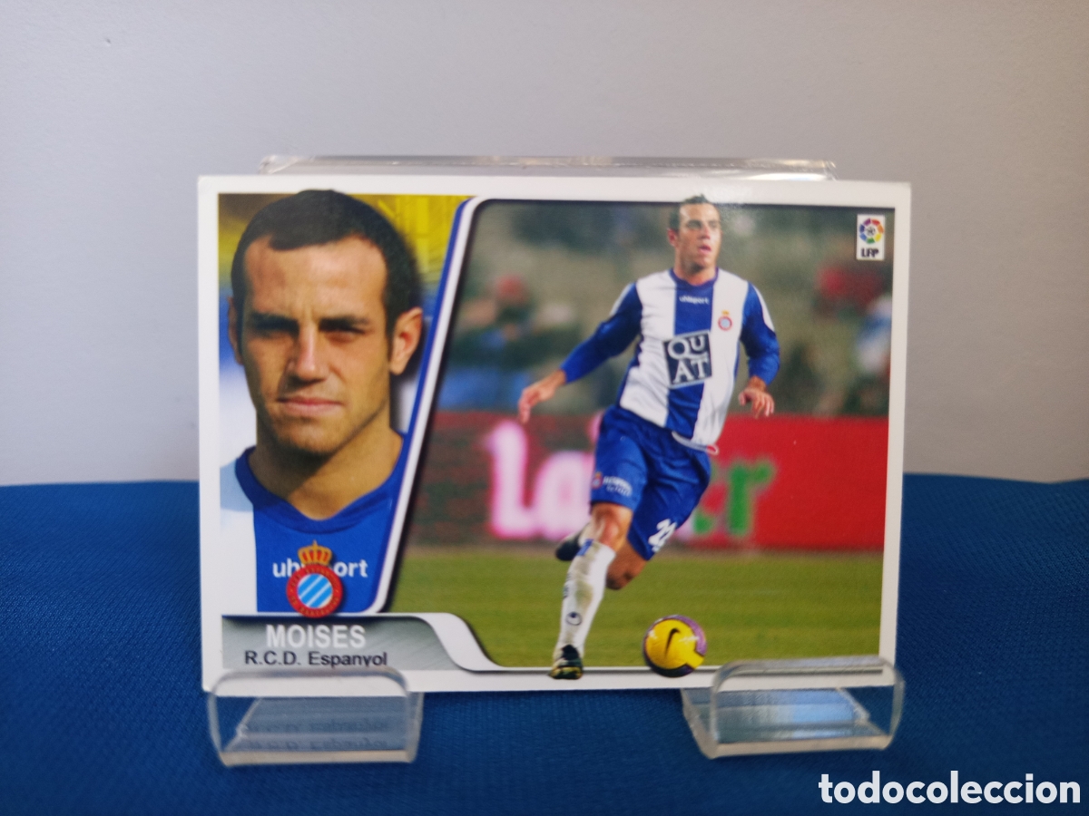Cartes &agrave; collectionner de Football: ❇️ CROMO ⚽ CARD MOISES ESPA&Ntilde;OL 2007 2008 07 08 EDICIONES ESTADIO ❇️