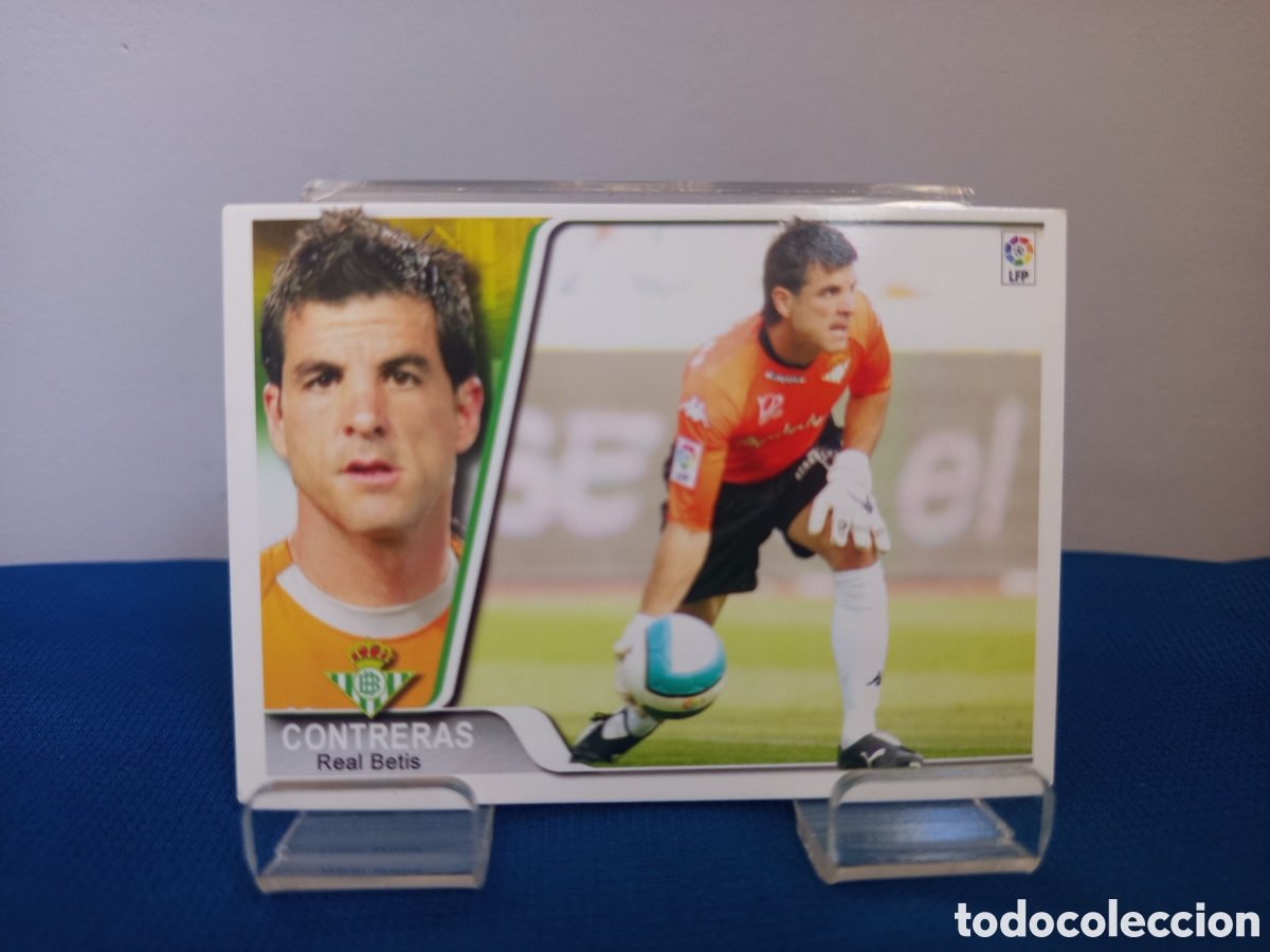 Cartes &agrave; collectionner de Football: ❇️ CROMO ⚽ CARD CONTRERAS BETIS 2007 2008 07 08 EDICIONES ESTADIO ❇️