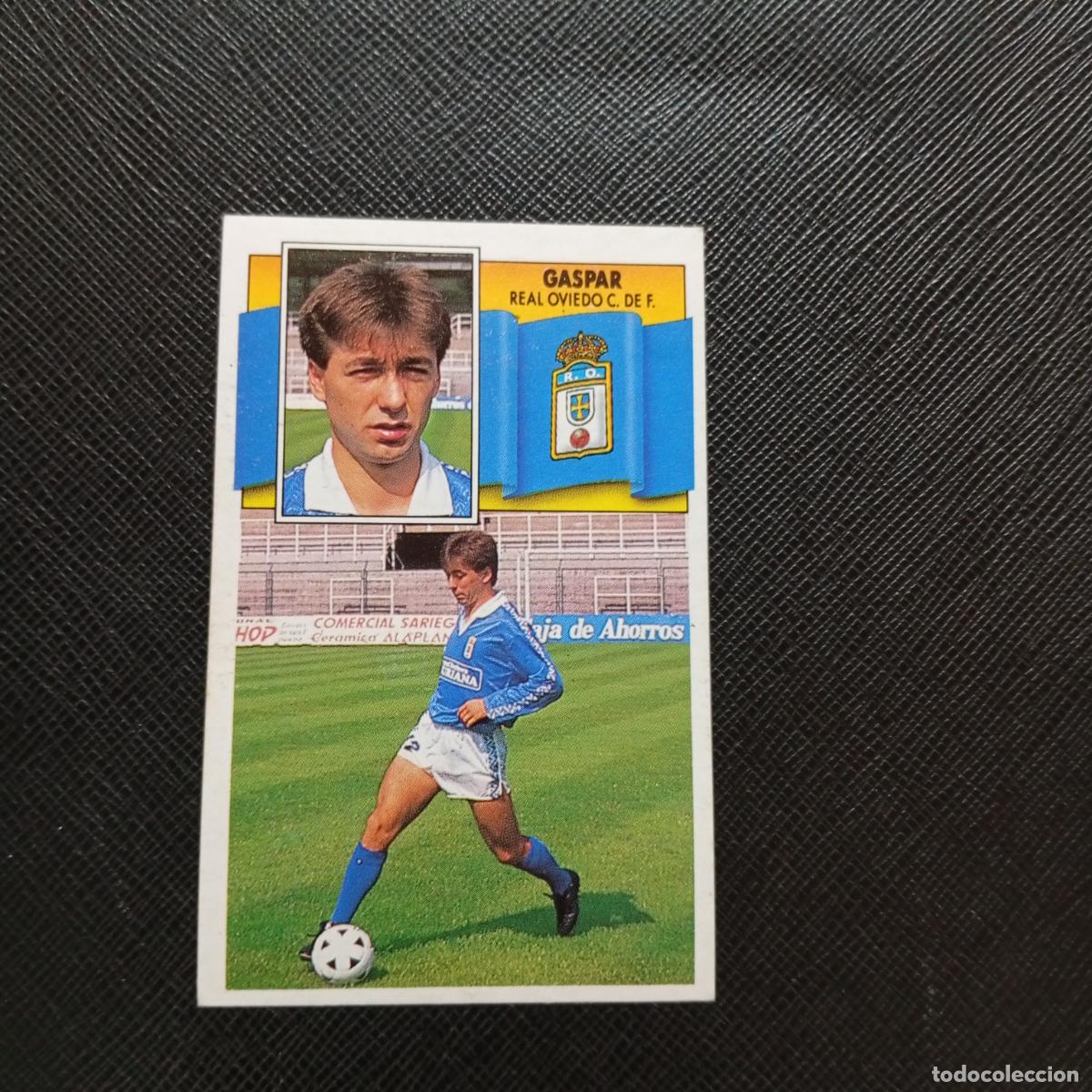 Cromos de f&uacute;tbol: GASPAR OVIEDO ESTE 1990 1991 CROMO FUTBOL LIGA 90 91 - DESPEGADO - A37 PG370