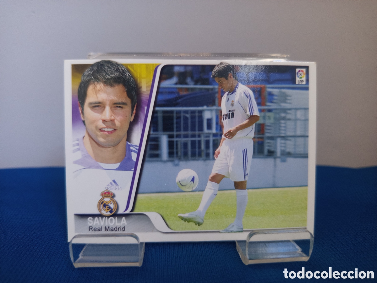 Cartes &agrave; collectionner de Football: ❇️ CROMO ⚽ CARD SAVIOLA REAL MADRID 2007 2008 07 08 EDICIONES ESTADIO ❇️
