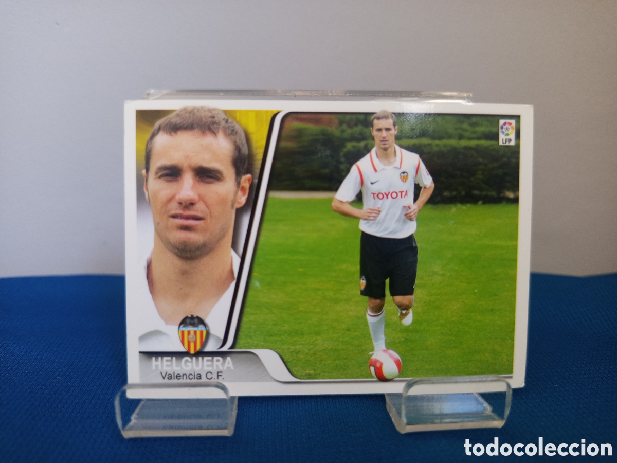 Cartes &agrave; collectionner de Football: ❇️ CROMO ⚽ CARD HELGUERA VALENCIA 2007 2008 07 08 EDICIONES ESTADIO ❇️