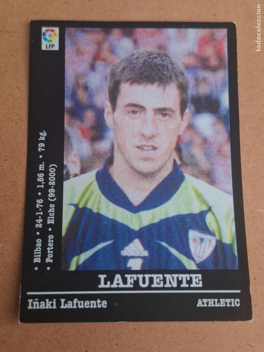 Cartes &agrave; collectionner de Football: PANINI LIGA 2000 2001 00 01 - 172 LAFUENTE - ATHLETIC CLUB ( NUNCA PEGADO )