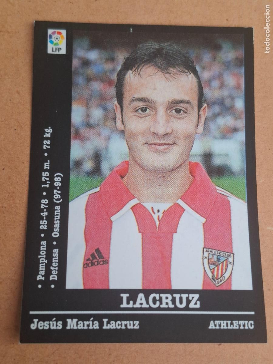 Cartes &agrave; collectionner de Football: PANINI LIGA 2000 2001 00 01 - 173 LACRUZ - ATHLETIC CLUB ( NUNCA PEGADO )