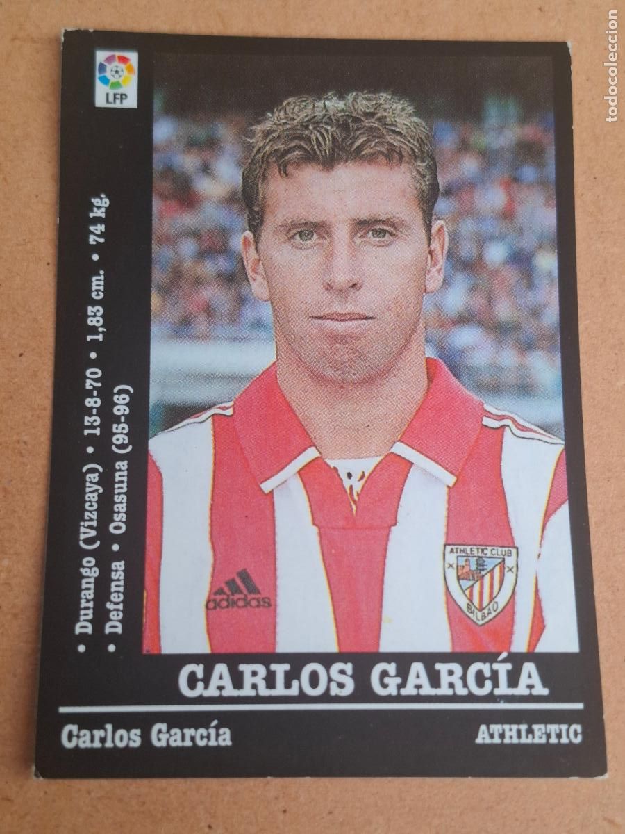 Cartes &agrave; collectionner de Football: PANINI LIGA 2000 2001 00 01 - 174 CARLOS GARC&Iacute;A - ATHLETIC CLUB ( NUNCA PEGADO )