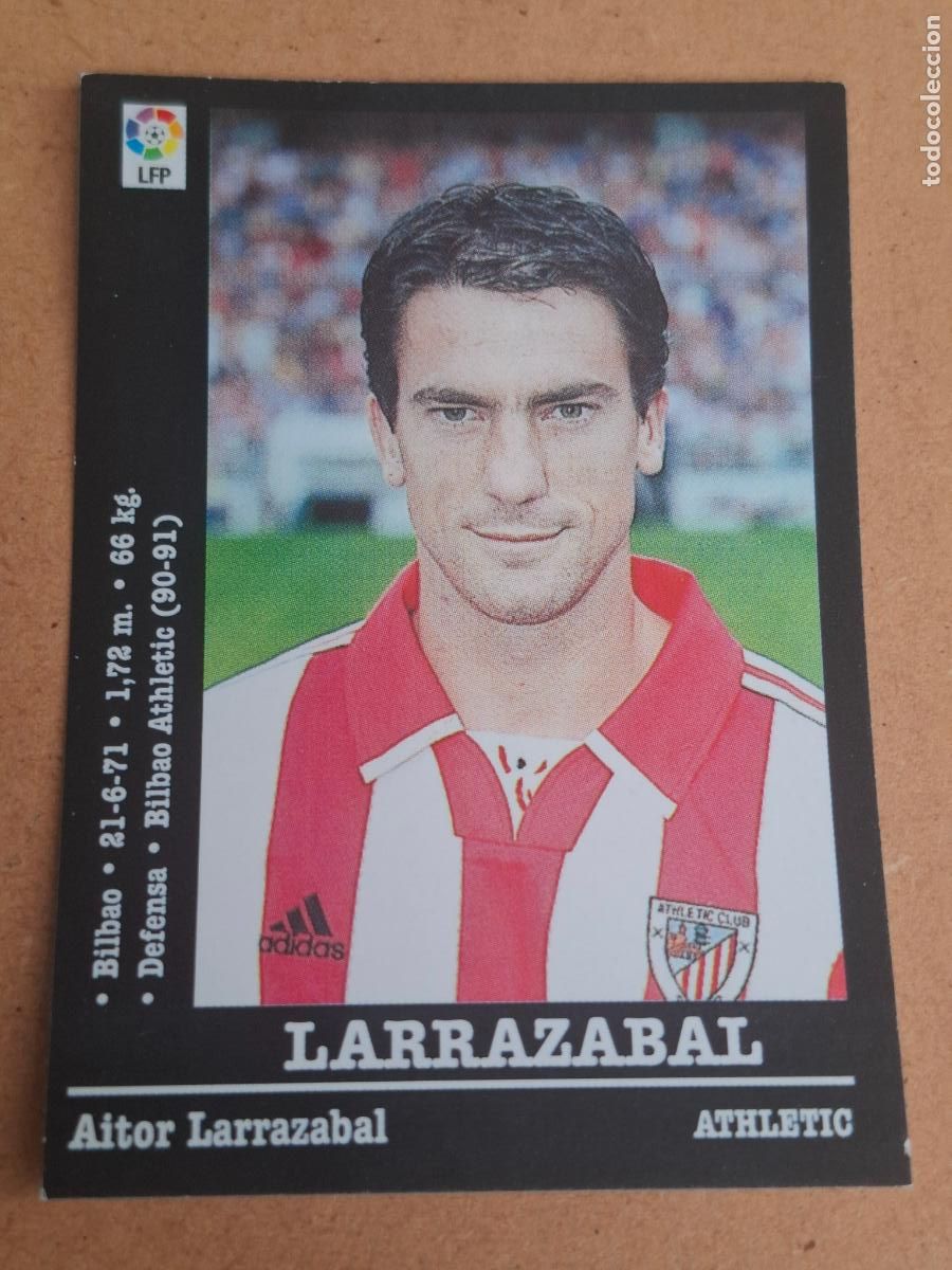 Cromos de f&uacute;tbol: PANINI LIGA 2000 2001 00 01 - 177 LARRAZABAL - ATHLETIC CLUB ( NUNCA PEGADO )