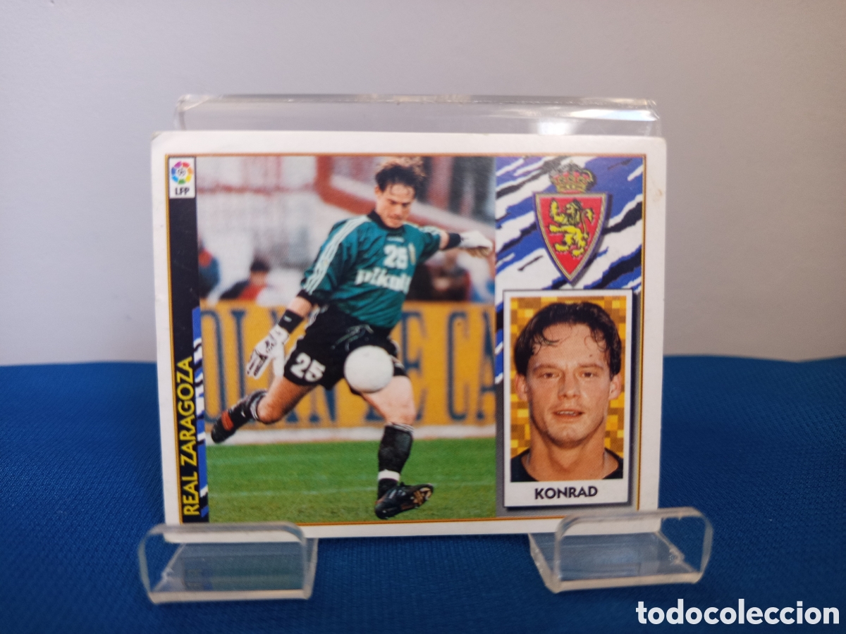 Cromos de f&uacute;tbol: ❇️ CROMO ⚽ KONRAD ZARAGOZA LIGA 1997 1998 97 98 ESTE SIN PEGAR ❇️