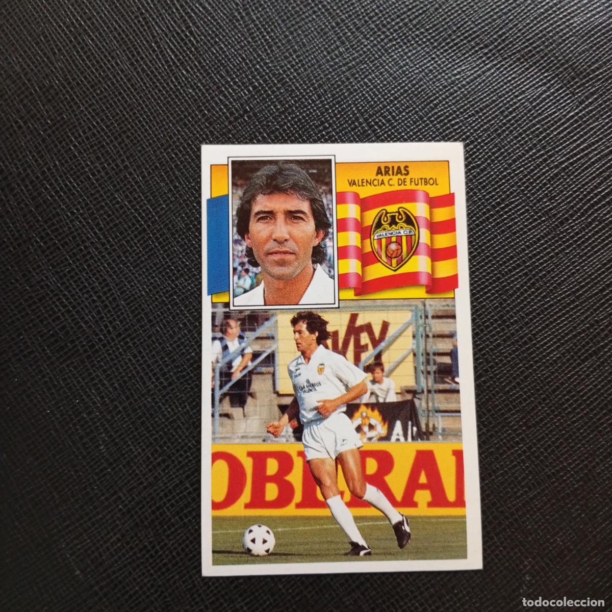 Cromos de f&uacute;tbol: ARIAS VALENCIA ESTE 1990 1991 CROMO FUTBOL LIGA 90 91 - DESPEGADO - A37 PG379