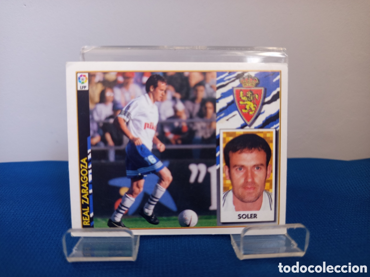 Cromos de f&uacute;tbol: ❇️ CROMO ⚽ SOLER ZARAGOZA LIGA 1997 1998 97 98 ESTE SIN PEGAR ❇️