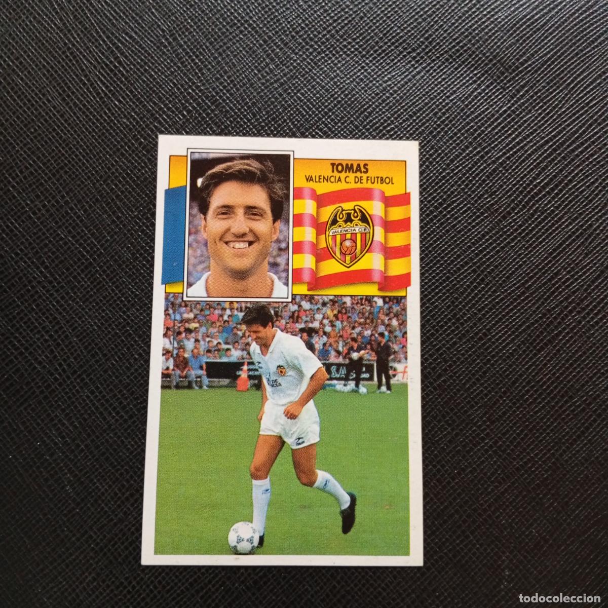 Cromos de f&uacute;tbol: TOMAS VALENCIA ESTE 1990 1991 CROMO FUTBOL LIGA 90 91 - DESPEGADO - A37 PG379