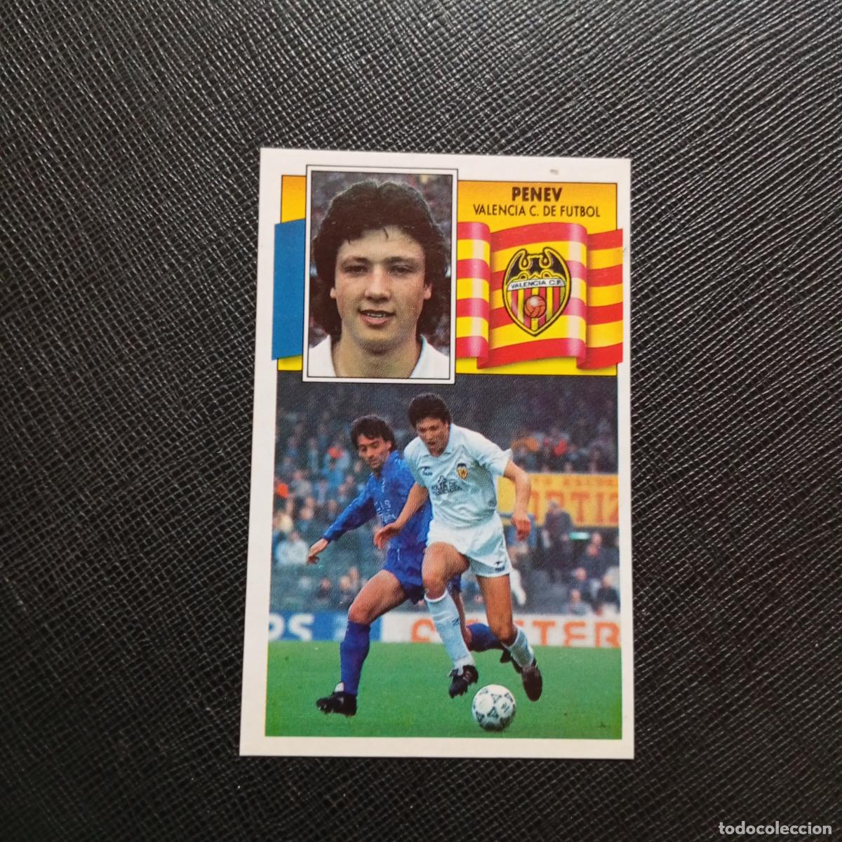 Cromos de f&uacute;tbol: PENEV VALENCIA ESTE 1990 1991 CROMO FUTBOL LIGA 90 91 - DESPEGADO - A37 PG415