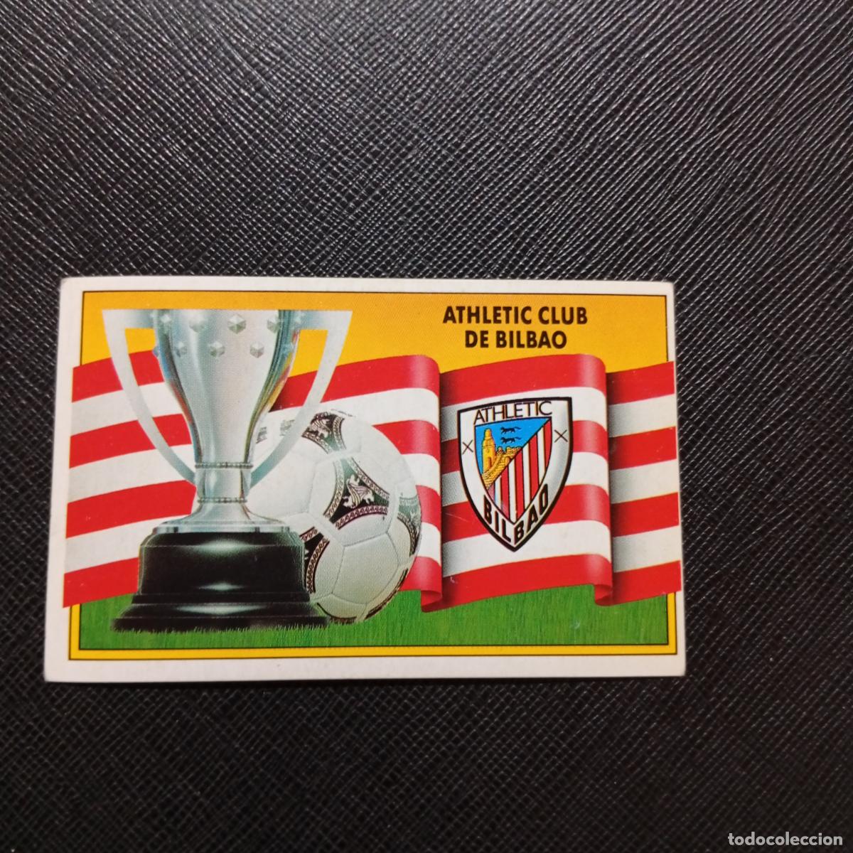Cromos de f&uacute;tbol: ESCUDO BILBAO ESTE 1990 1991 CROMO FUTBOL LIGA 90 91 - DESPEGADO - A37 PG415