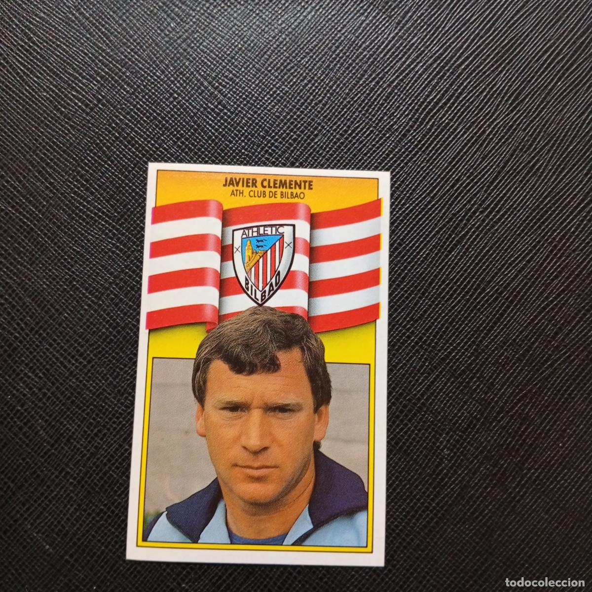 Cromos de f&uacute;tbol: JAVIER CLEMENTE BILBAO ESTE 1990 1991 CROMO FUTBOL LIGA 90 91 - DESPEGADO - A37 PG415