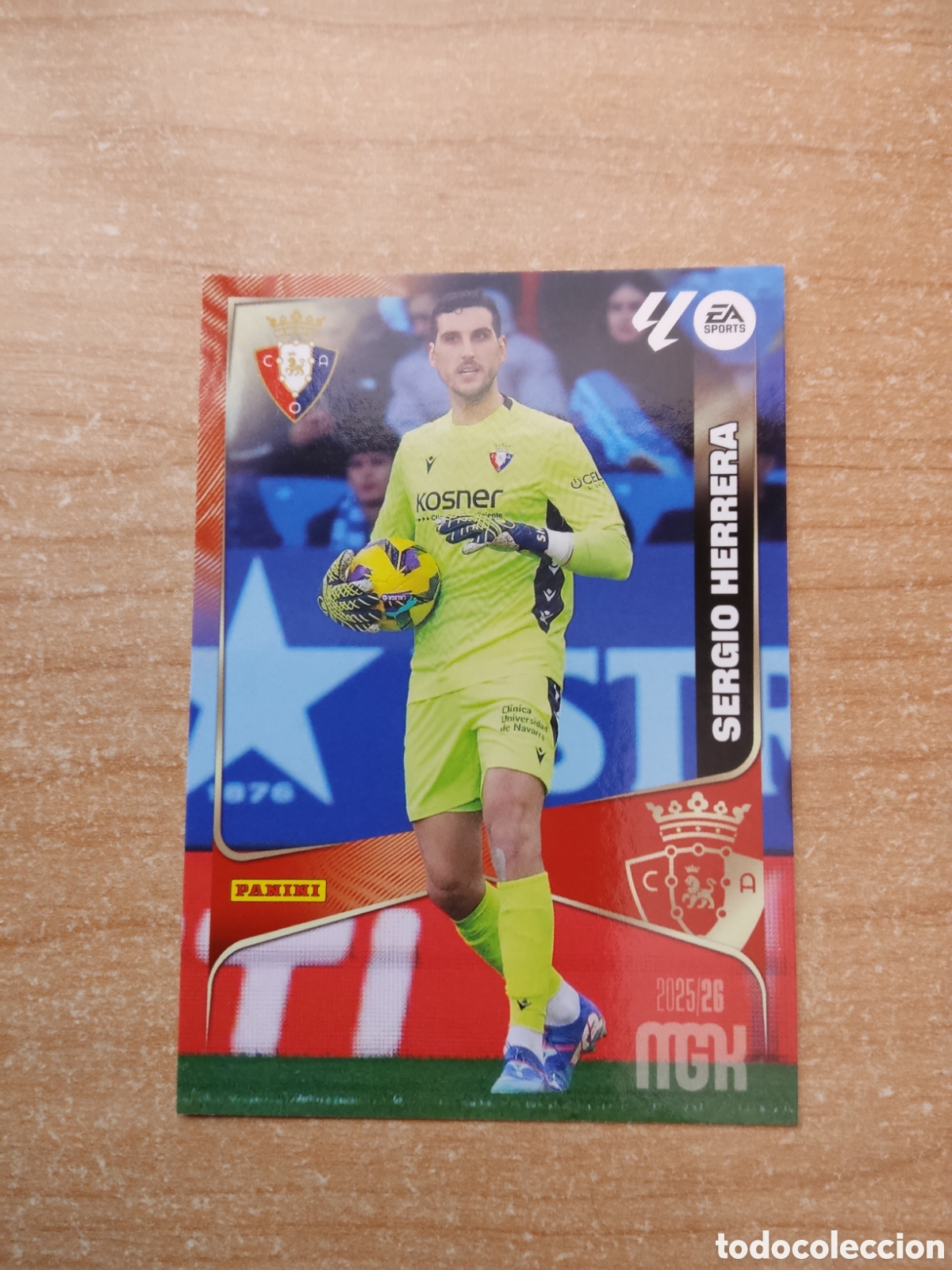 Cromos de Futebol: 254 SERGIO HERRERA OSASUNA MEGACRACKS 2025 2026