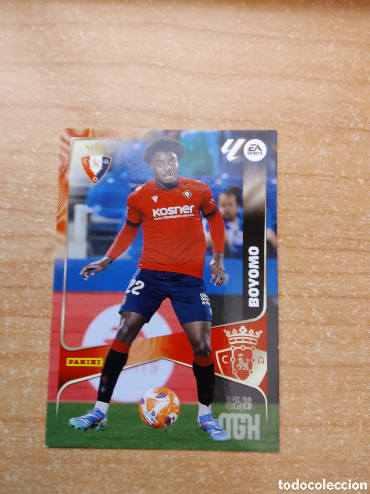 Cromos de f&uacute;tbol: 258 BOYOMO OSASUNA MEGACRACKS 2025 2026