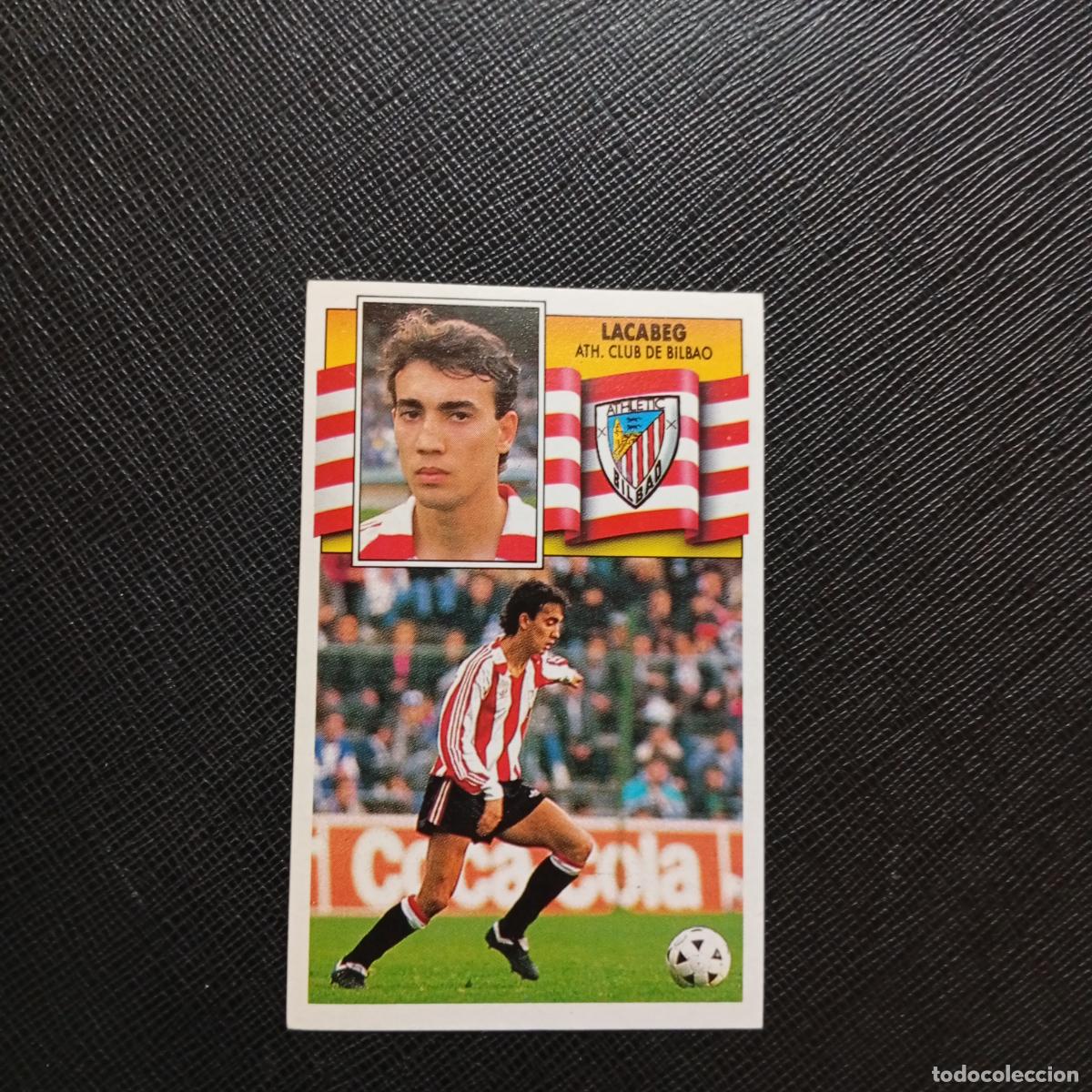 Cromos de f&uacute;tbol: LACABEG BILBAO ESTE 1990 1991 CROMO FUTBOL LIGA 90 91 - DESPEGADO - A37 PG424