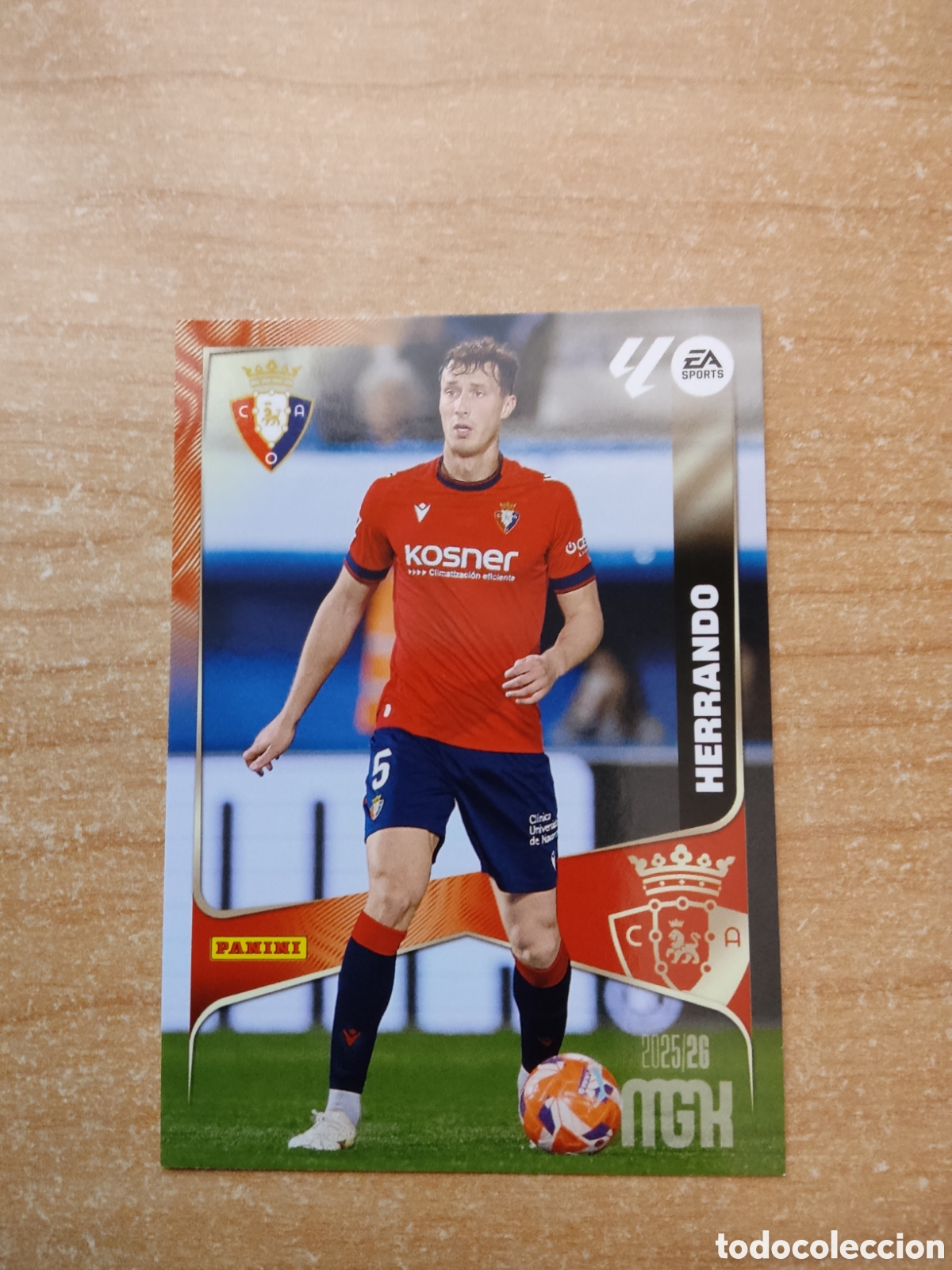Cromos de f&uacute;tbol: 259 HERRANDO OSASUNA MEGACRACKS 2025 2026