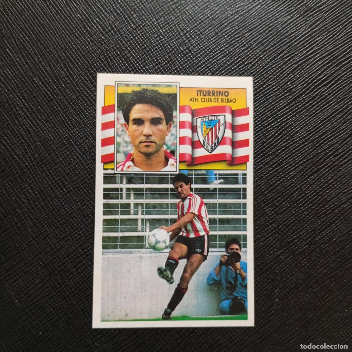 Cromos de f&uacute;tbol: ITURRINO BILBAO ESTE 1990 1991 CROMO FUTBOL LIGA 90 91 - DESPEGADO - A37 PG424