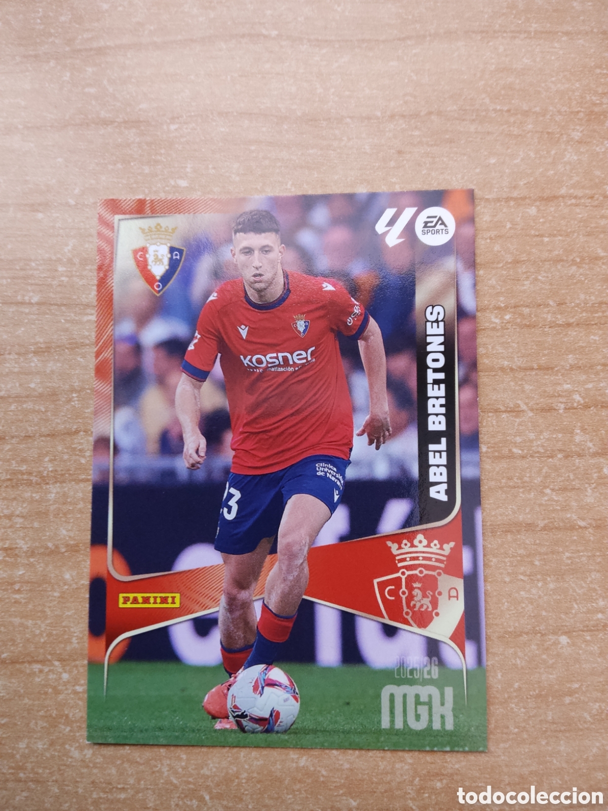 Cromos de f&uacute;tbol: 261 ABEL BRETONES OSASUNA MEGACRACKS 2025 2026