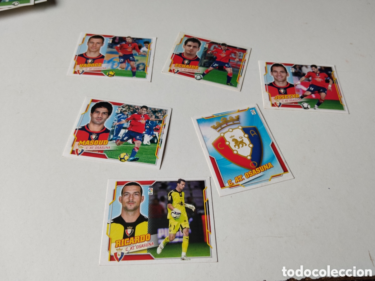 Cromos de f&uacute;tbol: 6 Cromos C. AT. OSASUNA 2010-2011