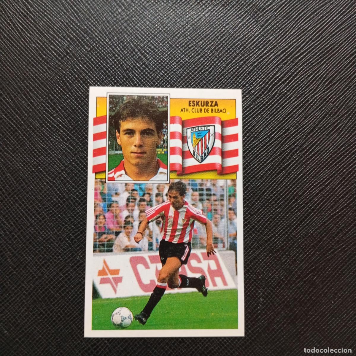 Cromos de f&uacute;tbol: ESKURZA BILBAO ESTE 1990 1991 CROMO FUTBOL LIGA 90 91 - DESPEGADO - A37 PG424
