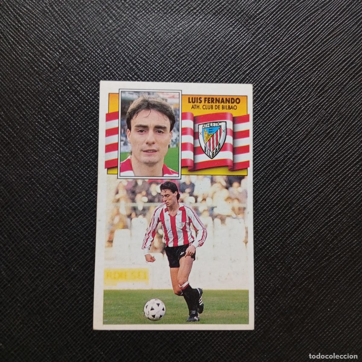 Cromos de f&uacute;tbol: LUIS FERNANDO BILBAO ESTE 1990 1991 CROMO FUTBOL LIGA 90 91 - DESPEGADO - A37 PG424