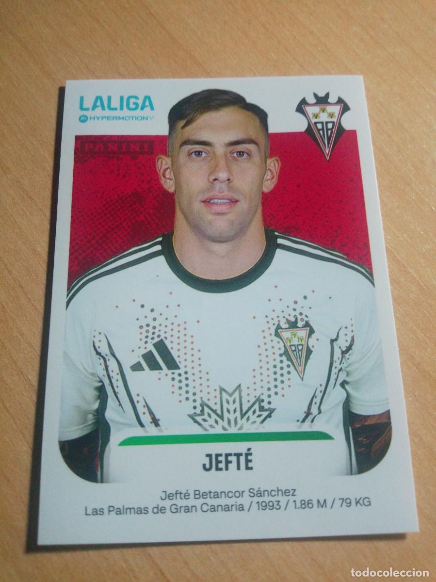 Cromos de f&uacute;tbol: 19 JEFTE DEL ALBACETE 2&ordf; DIVISION HYPERMOTION 25 26 PANINI 2025 2026 NUEVO