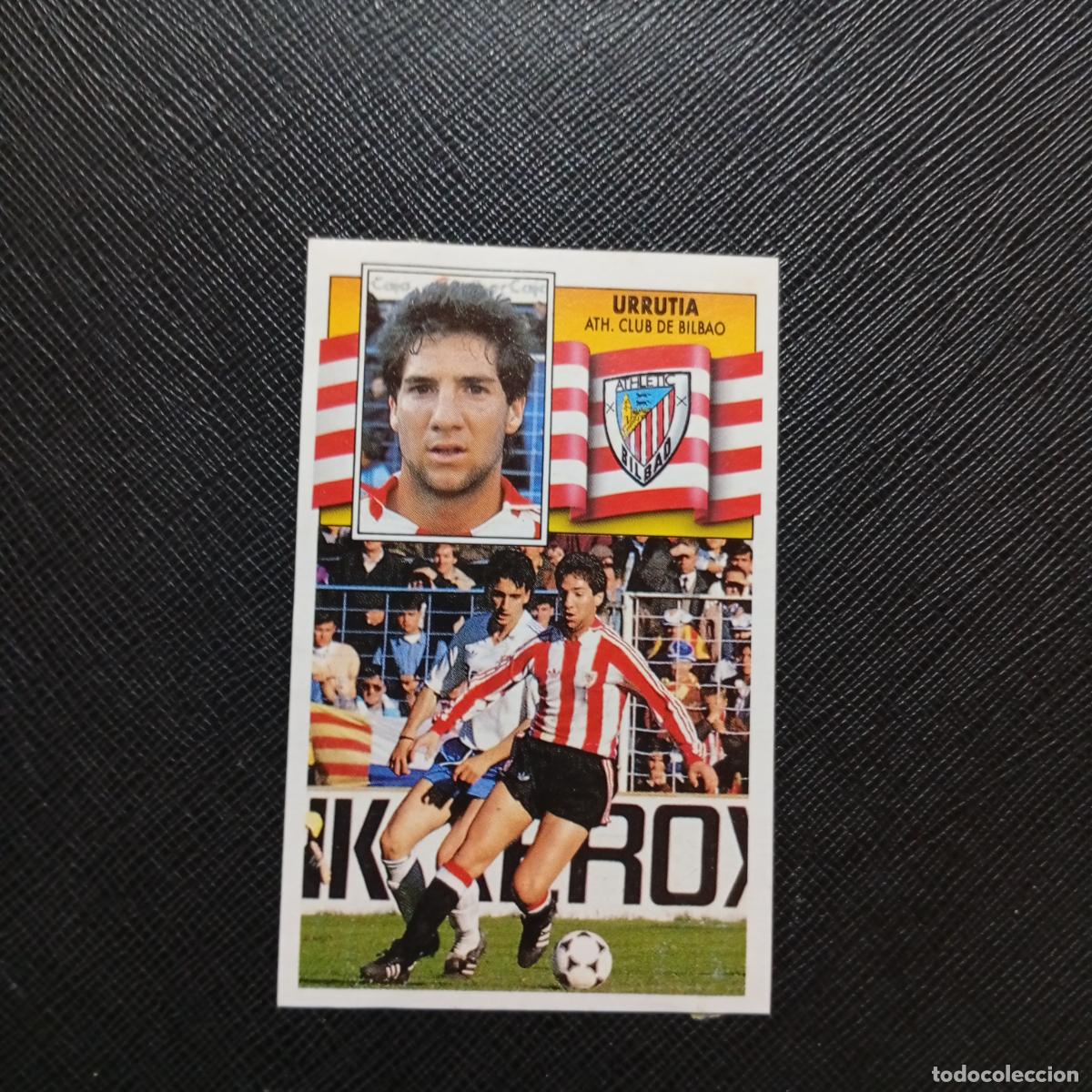 Cromos de f&uacute;tbol: URRUTIA BILBAO ESTE 1990 1991 CROMO FUTBOL LIGA 90 91 - DESPEGADO - A37 PG424