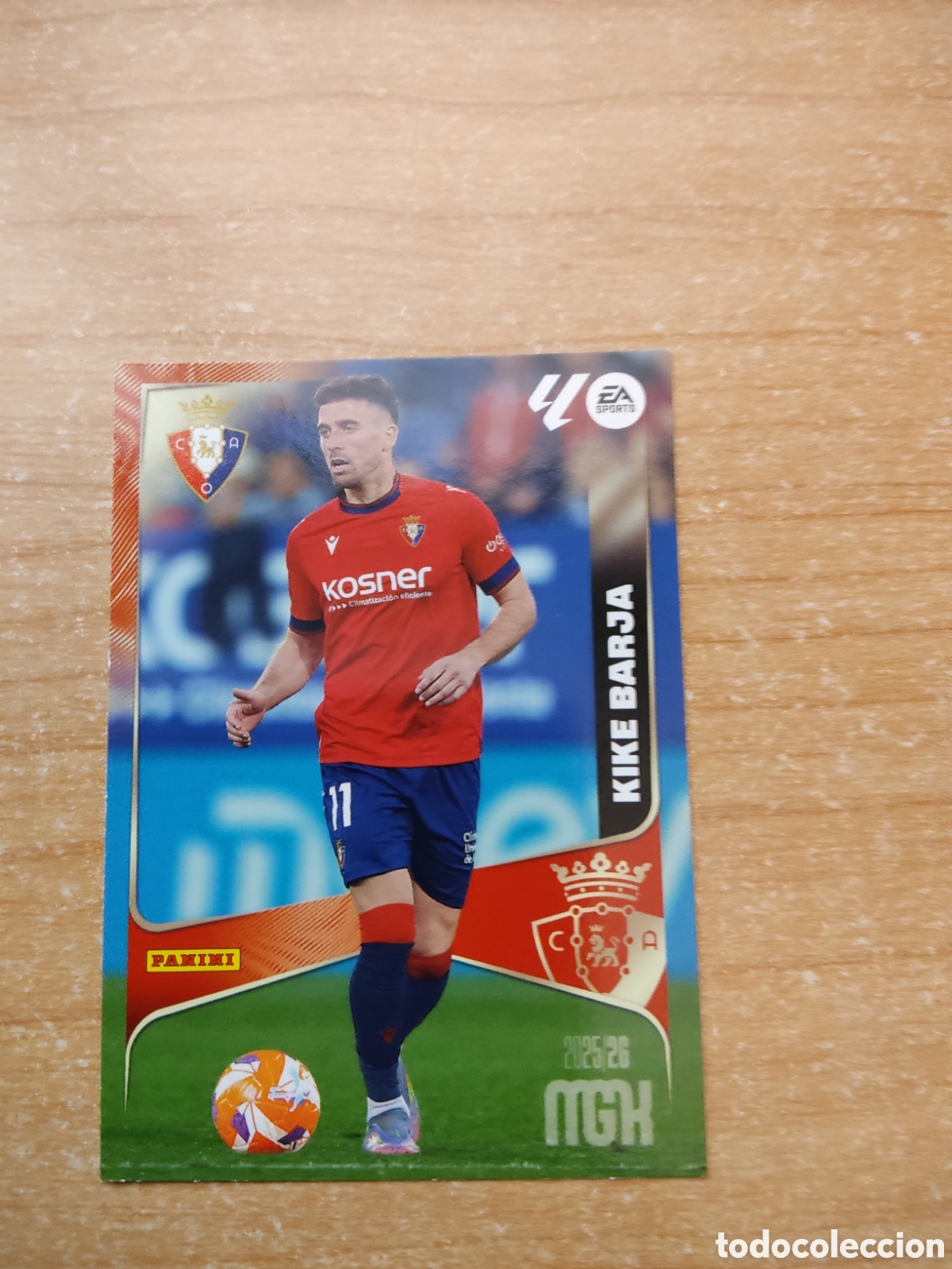 Cromos de f&uacute;tbol: 268 KIKE BARJA OSASUNA MEGACRACKS 2025 2026