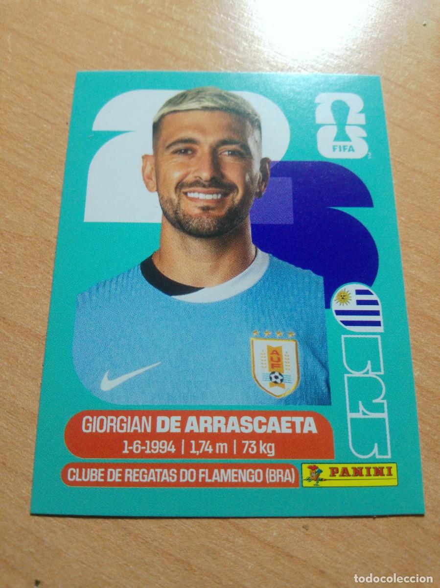 Cromos de f&uacute;tbol: DE ARRASCAETA URUGUAY URU 11 MUNDIAL FIFA WORLD CUP 2026 26 PANINI STICKERS NUEVO