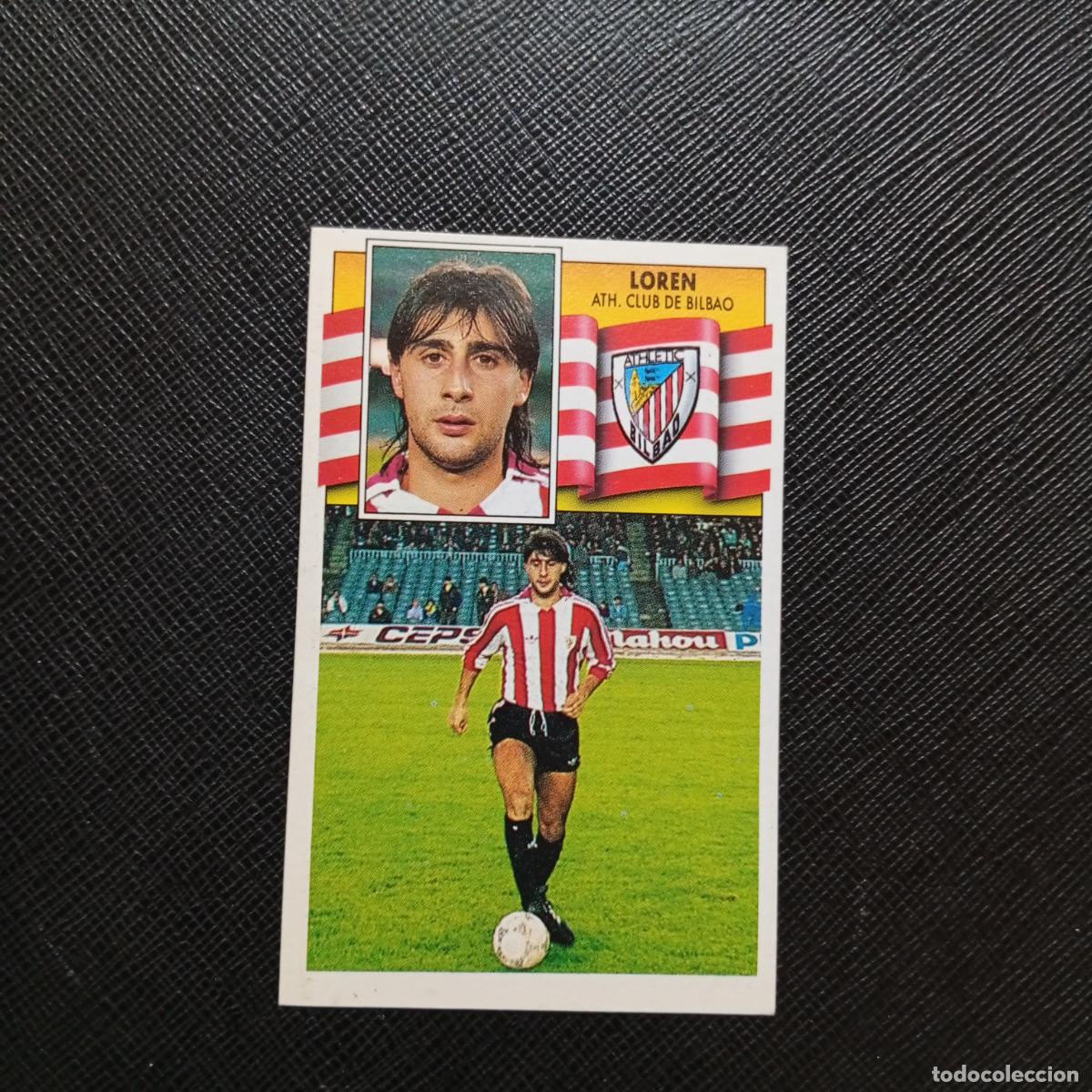Cromos de Futebol: LOREN BILBAO ESTE 1990 1991 CROMO FUTBOL LIGA 90 91 - DESPEGADO - A37 PG424