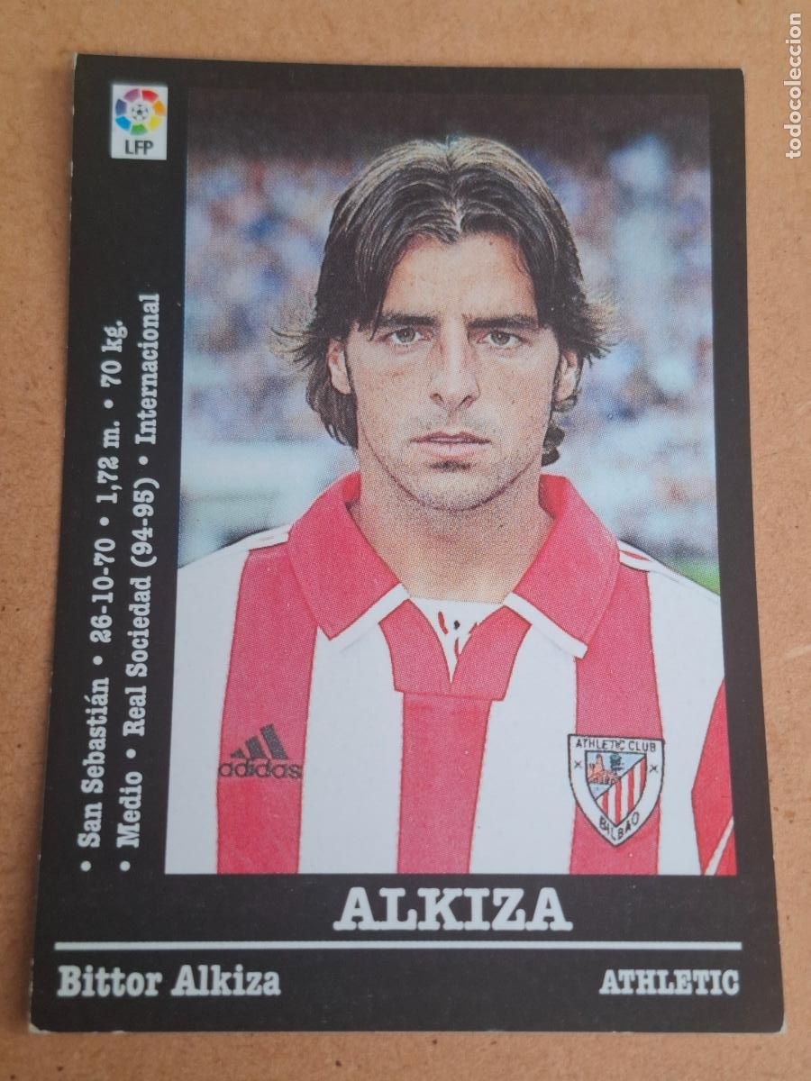 Cromos de Futebol: PANINI LIGA 2000 2001 00 01 - 180 ALKIZA - ATHLETIC CLUB ( NUNCA PEGADO )