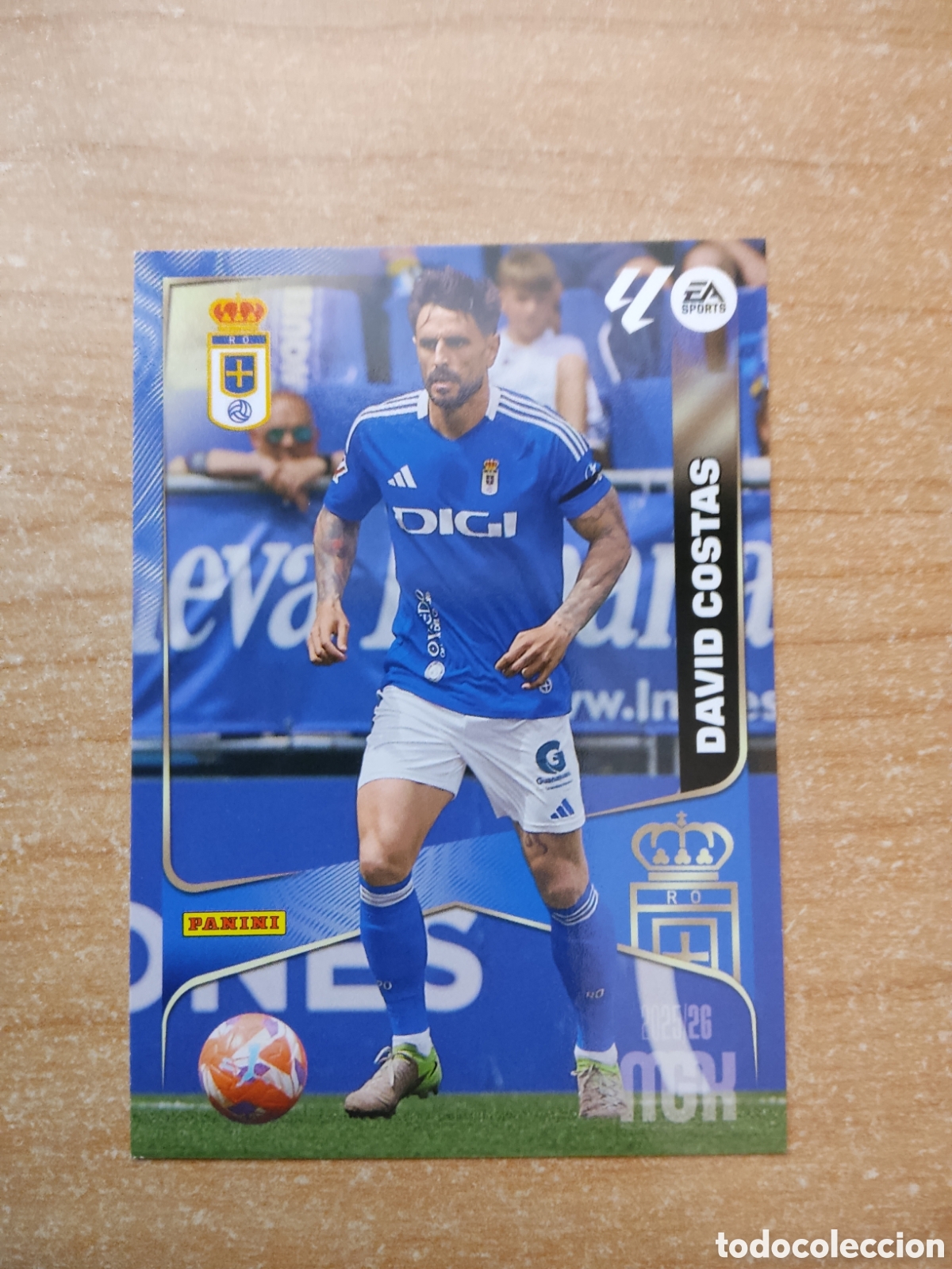 Cromos de Futebol: 277 DAVID COSTAS REAL OVIEDO MEGACRACKS 2025 2026