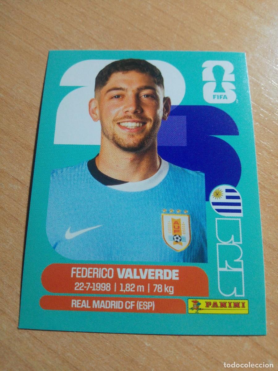 Fu&szlig;ball-Sticker: URU 10 VALVERDE URUGUAY MUNDIAL FIFA WORLD CUP 2026 26 PANINI STICKERS NUEVO