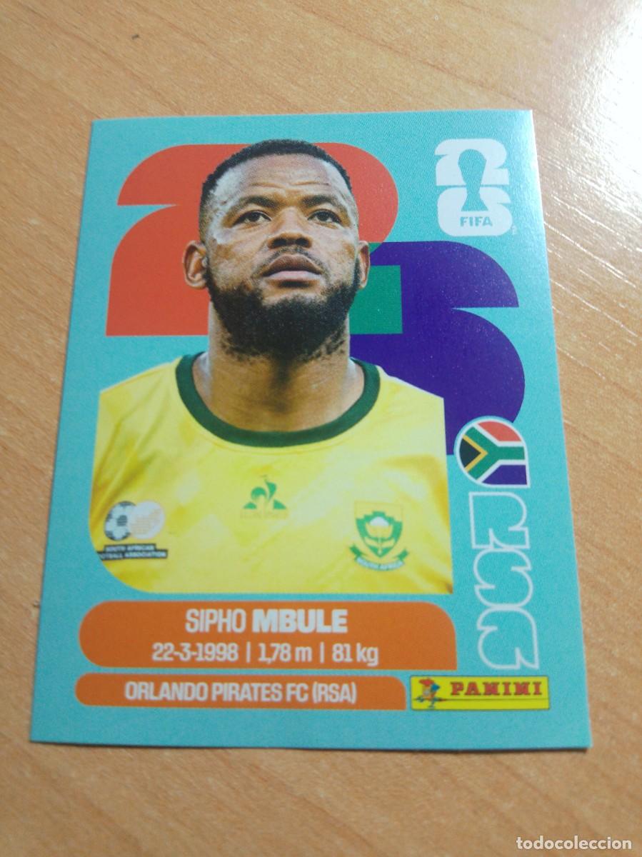 Fu&szlig;ball-Sticker: MBULE SUD&Aacute;FRICA RSA 16 FIFA MUNDIAL 2026 WORLD CUP NUEVO