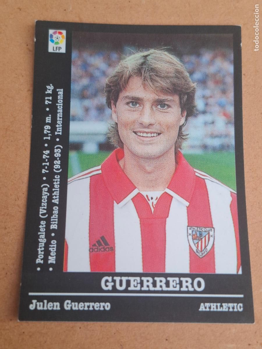 Cartes &agrave; collectionner de Football: PANINI LIGA 2000 2001 00 01 - 182 GUERRERO - ATHLETIC CLUB ( NUNCA PEGADO )