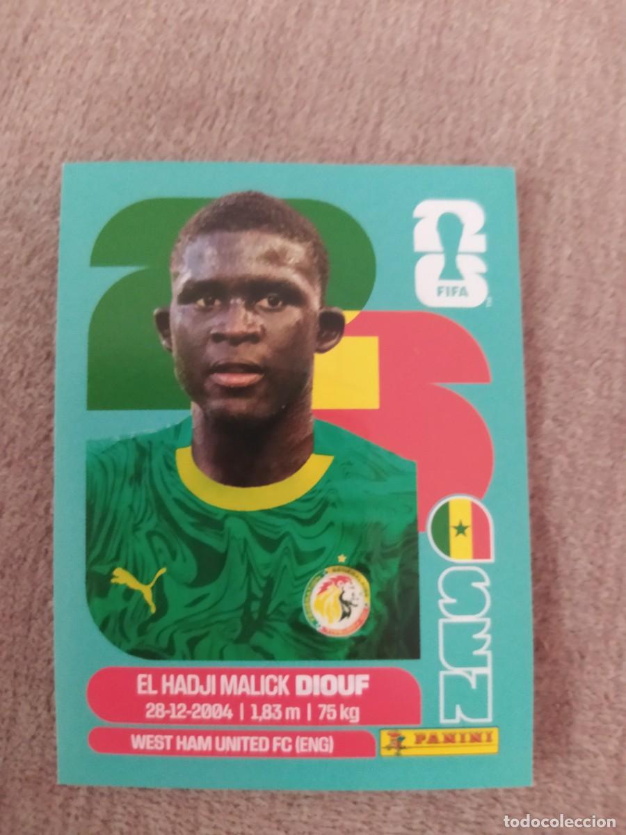 Fu&szlig;ball-Sticker: SEN 07 SEN7 El Hadji Malick DIOUF 7 Senegal Mundial 2026 Panini