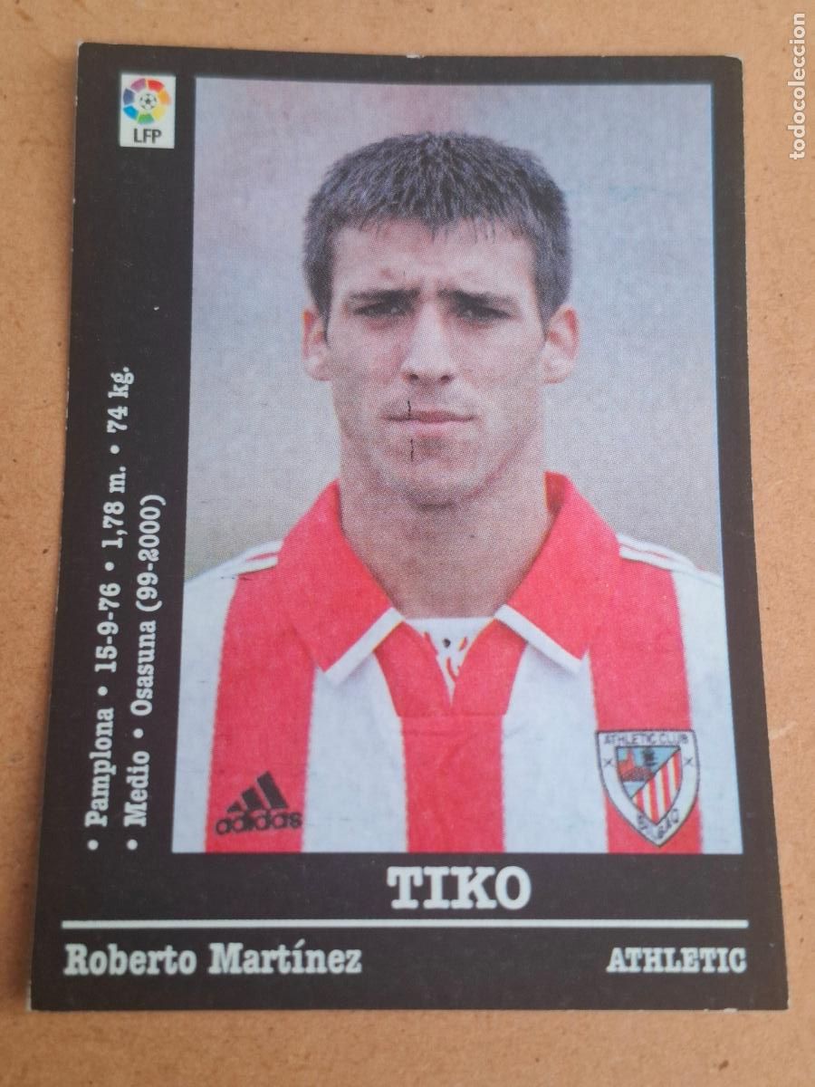 Fu&szlig;ball-Sticker: PANINI LIGA 2000 2001 00 01 - 183 TIKO - ATHLETIC CLUB ( NUNCA PEGADO )