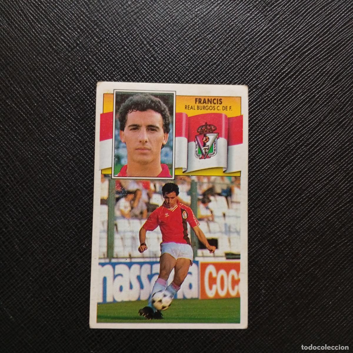 Fu&szlig;ball-Sticker: FRANCIS BURGOS ESTE 1990 1991 CROMO FUTBOL LIGA 90 91 - DESPEGADO - A37 PG433