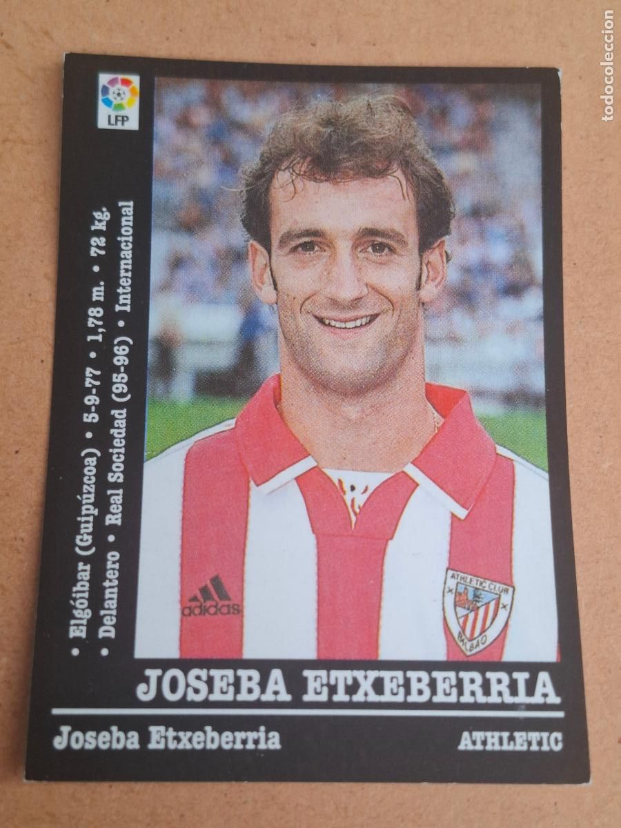 Fu&szlig;ball-Sticker: PANINI LIGA 2000 2001 00 01 - 184 JOSEBA ETXEBERRIA - ATHLETIC CLUB ( NUNCA PEGADO )
