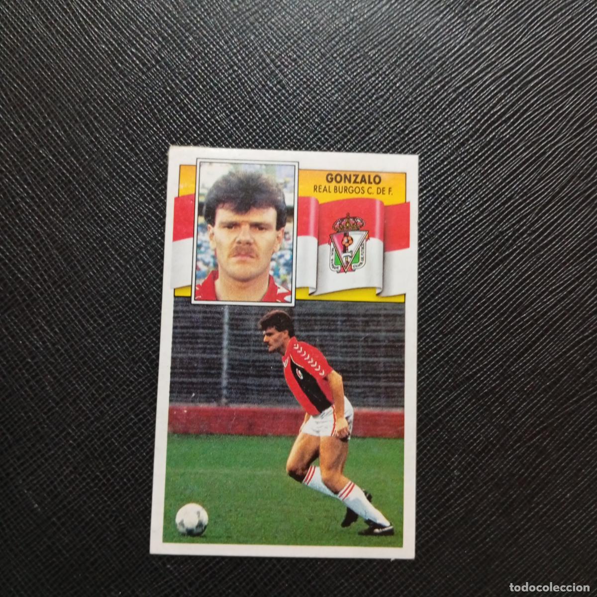Fu&szlig;ball-Sticker: GONZALO BURGOS ESTE 1990 1991 CROMO FUTBOL LIGA 90 91 - DESPEGADO - A37 PG433