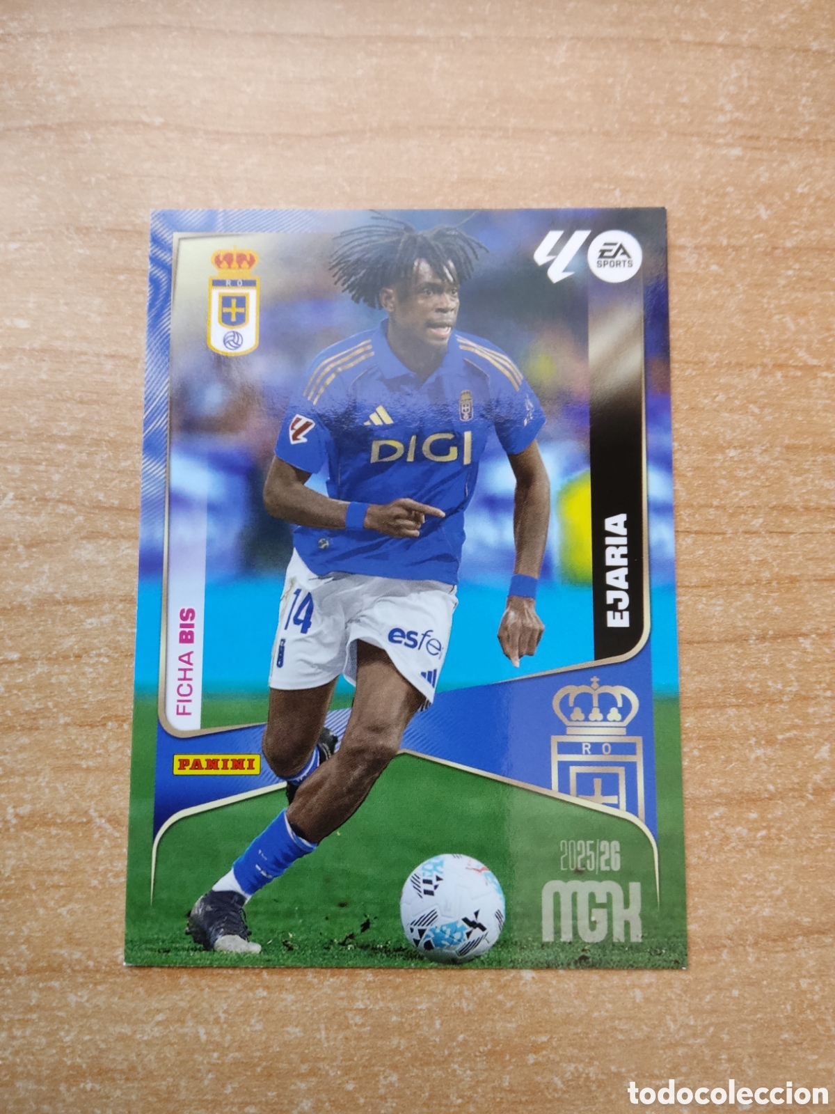 Cromos de f&uacute;tbol: 284 BIS EJARIA REAL OVIEDO MEGACRACKS 2025 2026