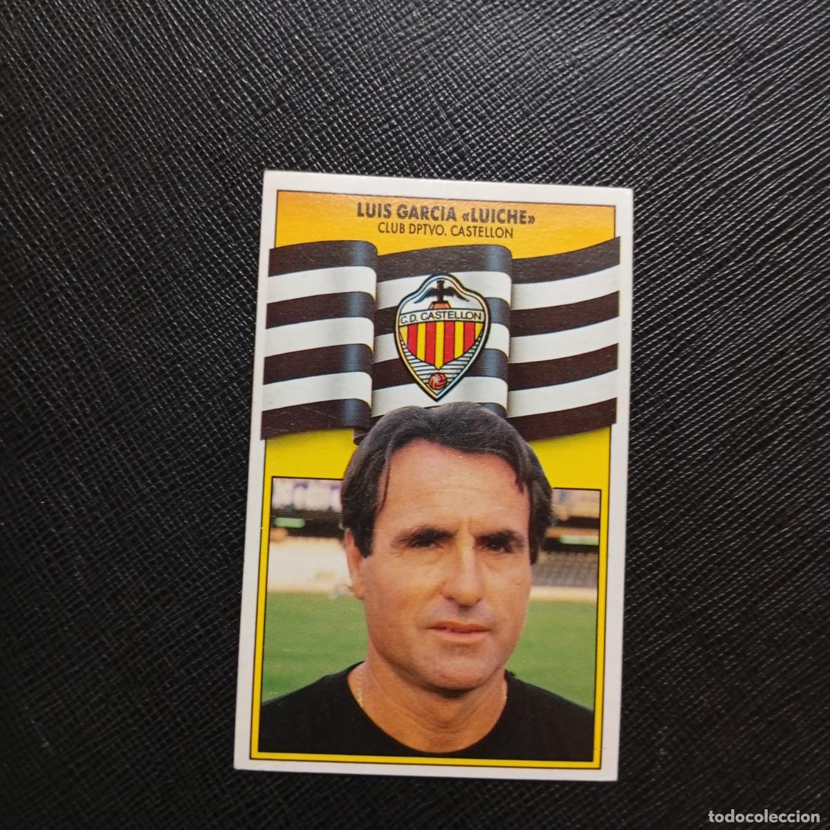 Cromos de f&uacute;tbol: LUIS GARCIA LUICHE CASTELLON ESTE 1990 1991 CROMO FUTBOL LIGA 90 91 - DESPEGADO - A37 PG433