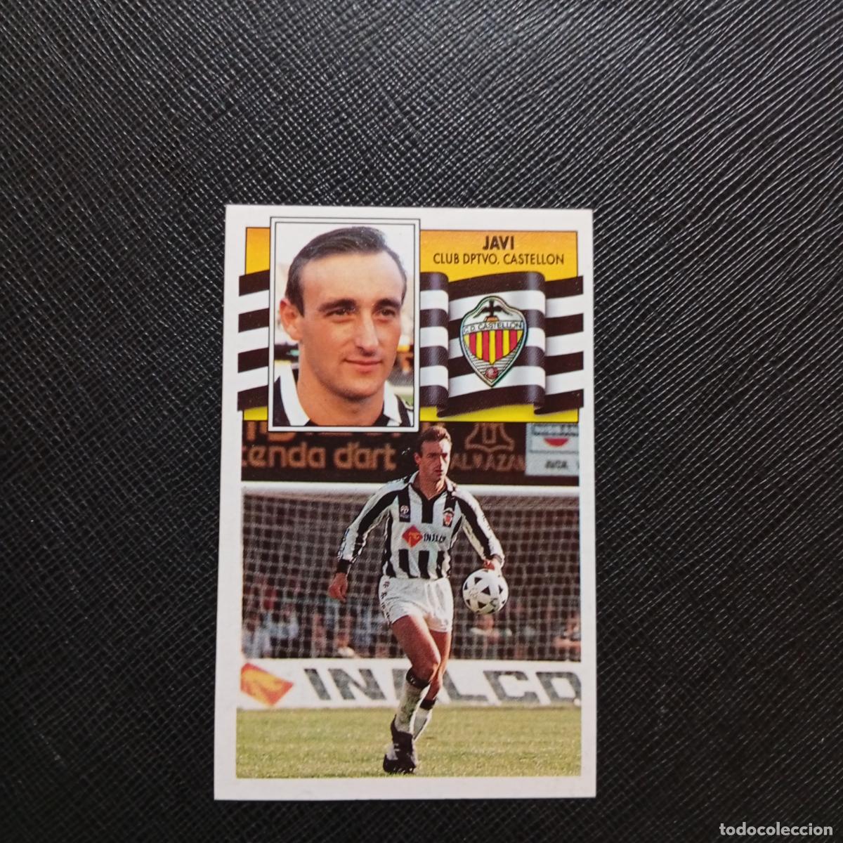 Cromos de f&uacute;tbol: JAVI CASTELLON ESTE 1990 1991 CROMO FUTBOL LIGA 90 91 - DESPEGADO - A37 PG442