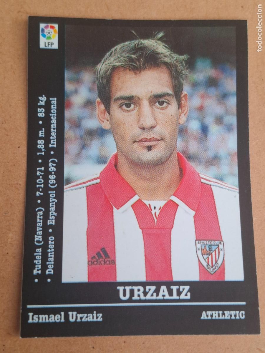 Cromos de f&uacute;tbol: PANINI LIGA 2000 2001 00 01 - 185 URZAIZ - ATHLETIC CLUB ( NUNCA PEGADO )
